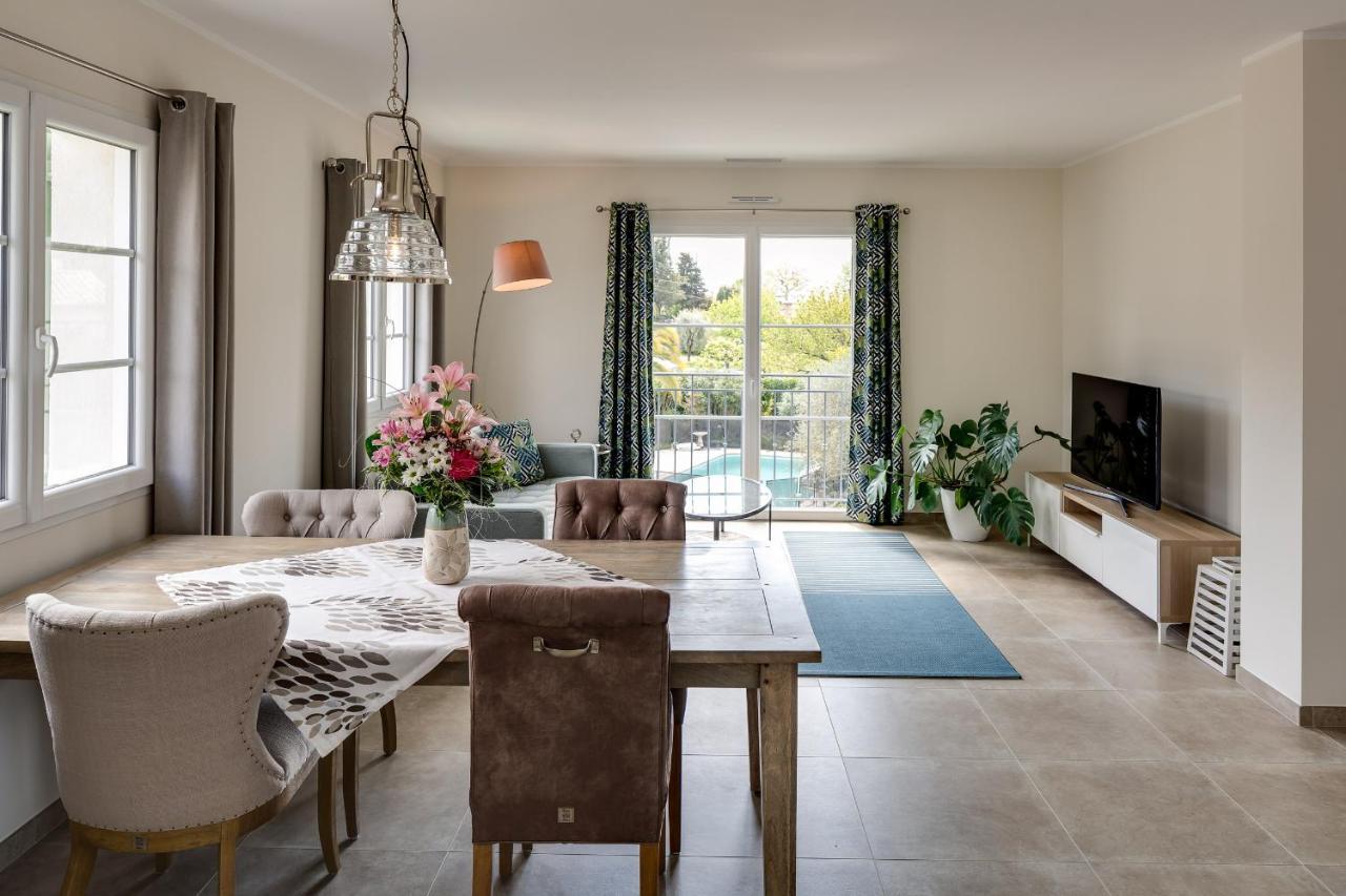 Luxurious&spacious apartment in the heart of the Côte d'Azur Roquefort Les Pins Exterior foto